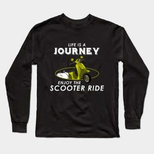 Scooter ride with Child Long Sleeve T-Shirt